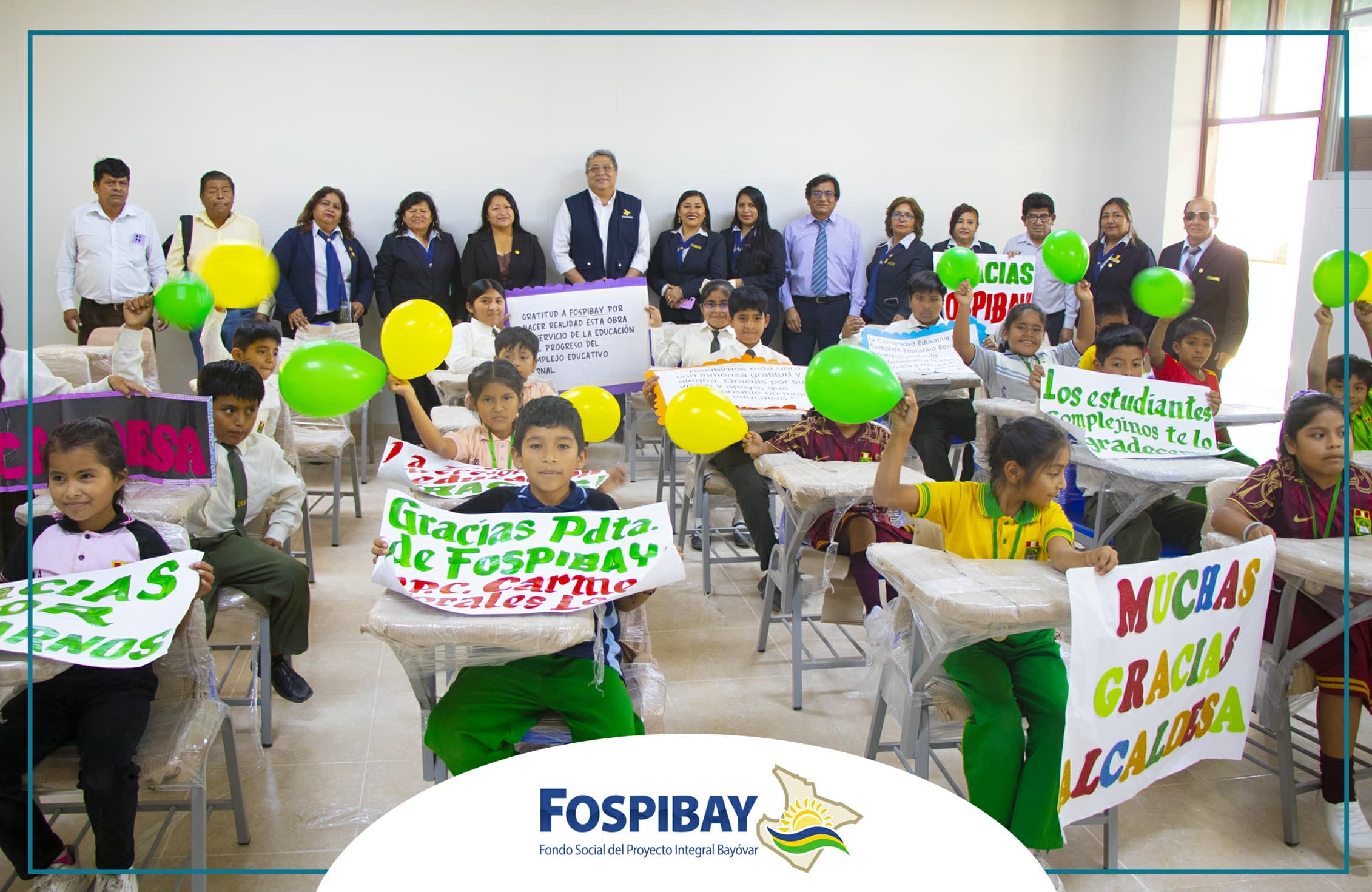 Imagen 2 de FOSPIBAY impulsa la educación y entrega moderna infraestructura a la I.E. Complejo Bernal
