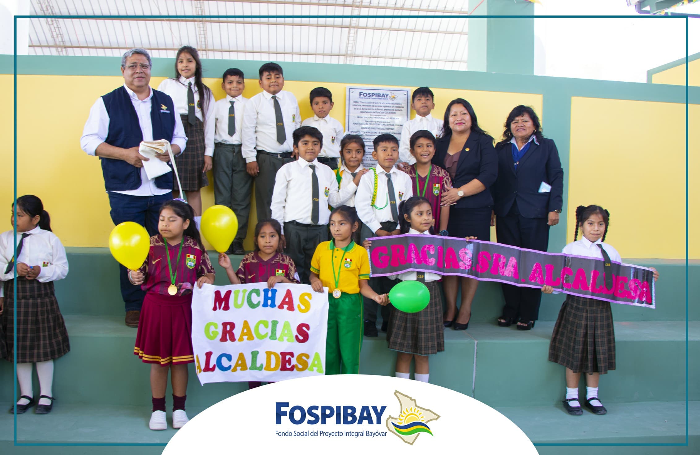 Imagen 1 de FOSPIBAY impulsa la educación y entrega moderna infraestructura a la I.E. Complejo Bernal