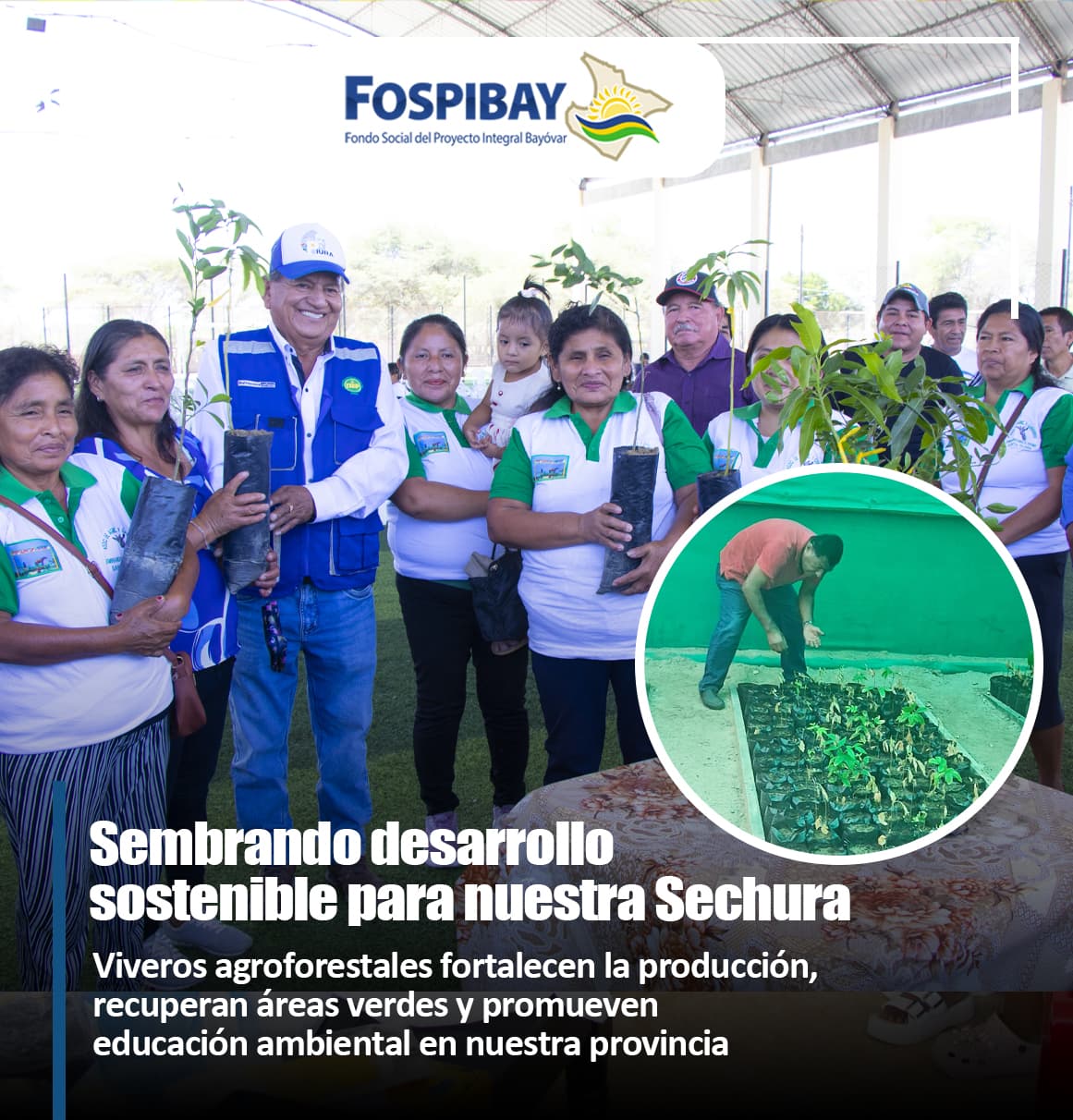 Imagen 1 de FOSPIBAY apuesta por una Sechura más verde y productiva