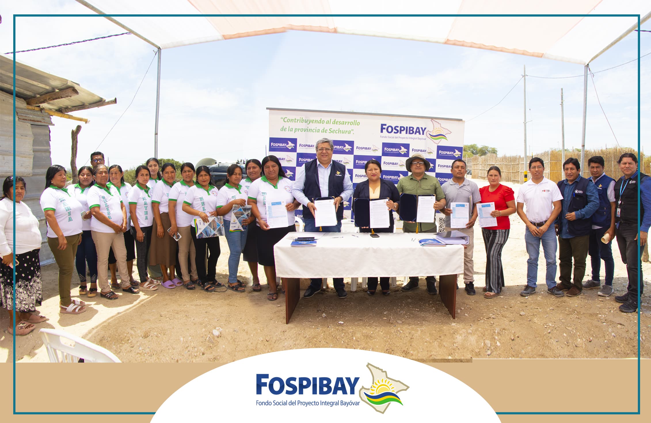 Juntos por un futuro sostenible: FOSPIBAY y CHOICE impulsan el desarrollo avícola en Sechura
