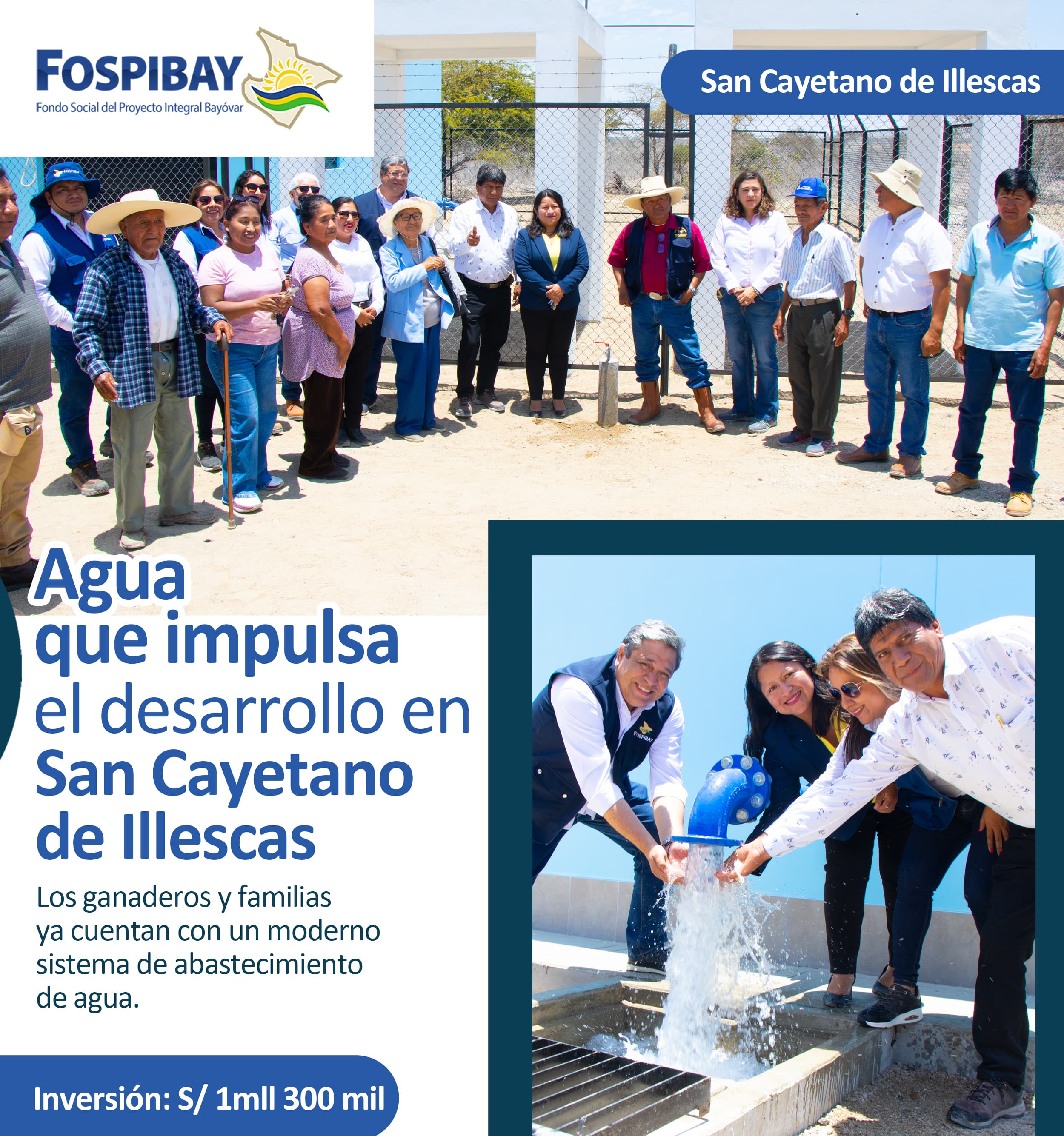 ¡Agua que impulsa el desarrollo y esperanza en San Cayetano de Illescas!