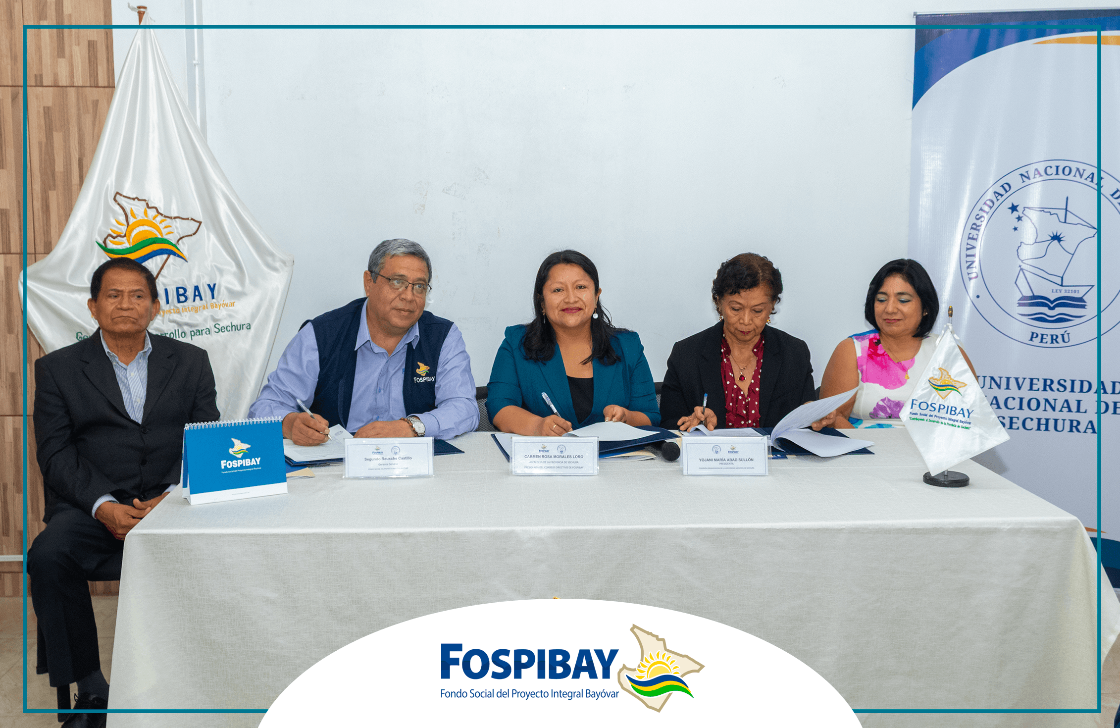 FOSPIBAY y Universidad Nacional de Sechura