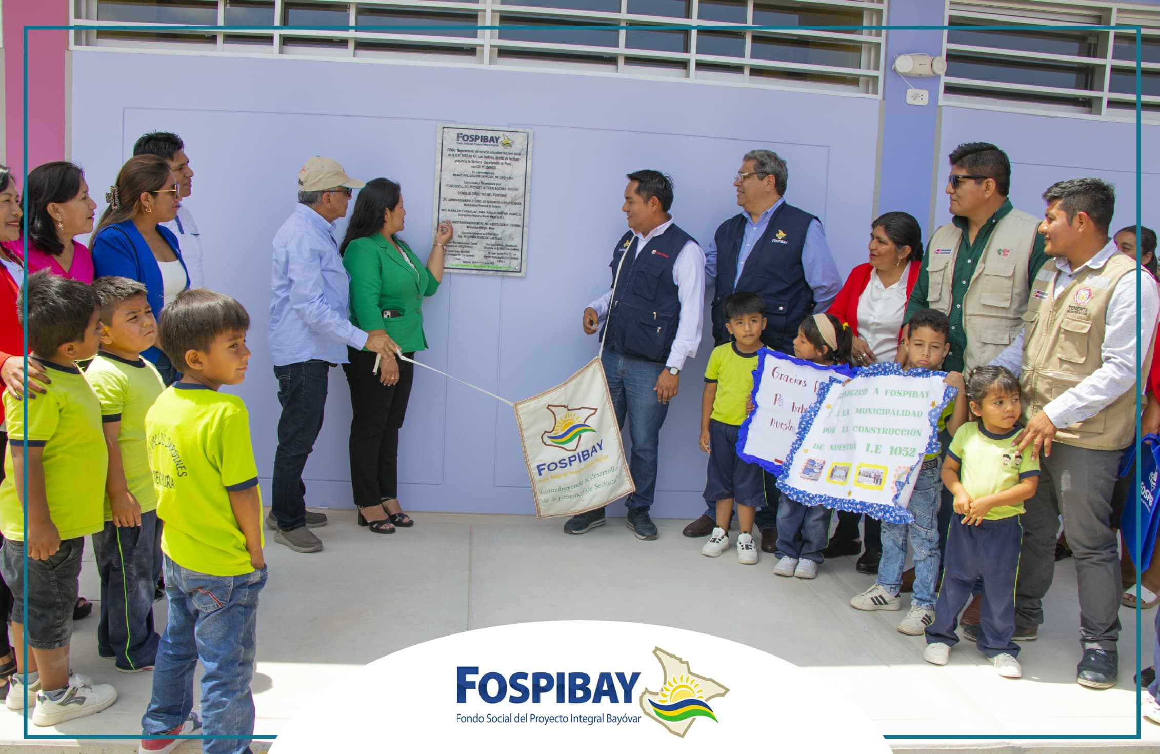Imagen 3 de FOSPIBAY entrega moderna infraestructura a la IE Inicial N.° 1052 de Los Jardines – Sechura