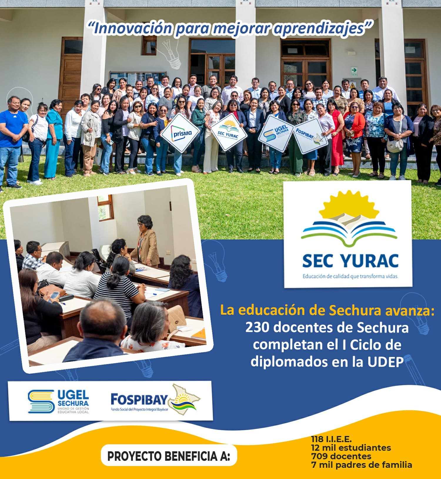 La educación de Sechura avanza